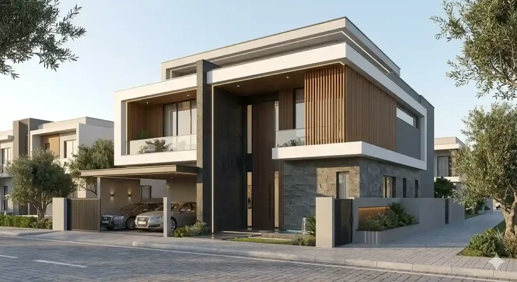6 marla house Contemporary elevation design