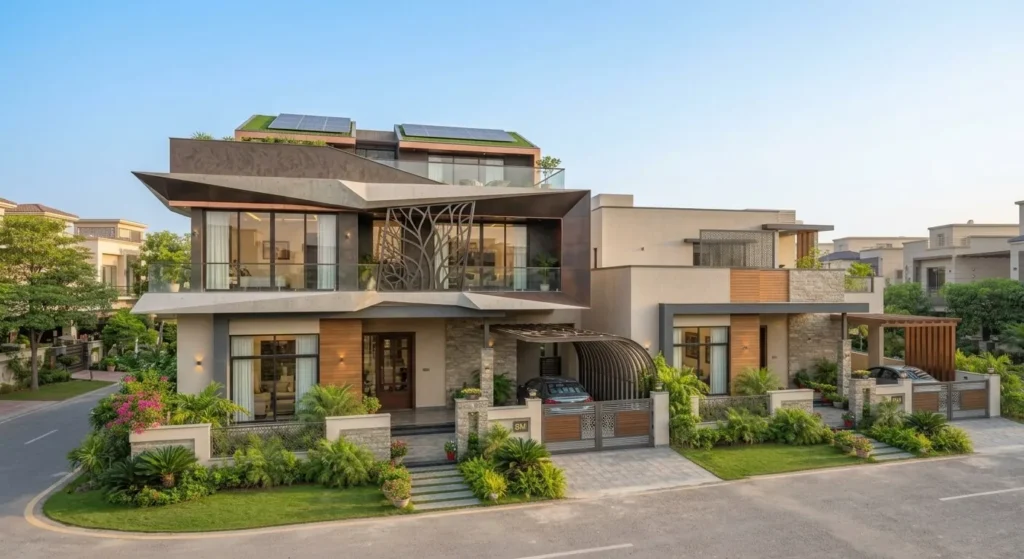 Double Storey 8 Marla House Design​